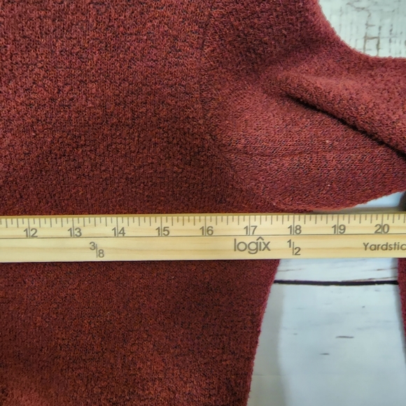 Kuhl "Alfpaca" Women's Maroon & Ivory Hoodie Full Zip Jacket...size Small - Picture 8 of 10